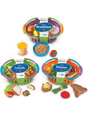 Kids' Play Food Set - Breakfast, Lunch & Dinner Bundle for Creative Role Play